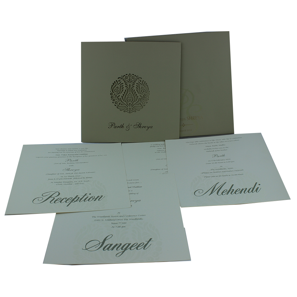 Vc 284 Wedding Invitation Cards Indian Wedding Cards Best