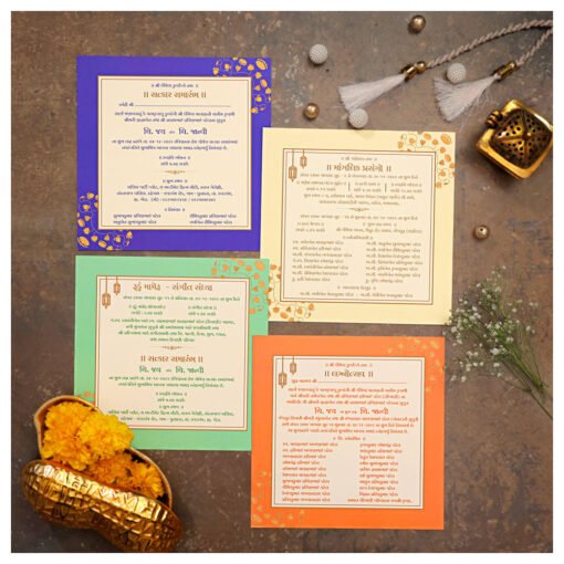 Wedding Card – 4058 | Fully Customized | Indian Wedding Card