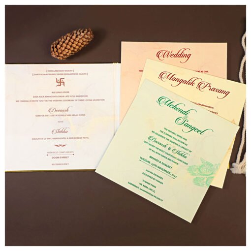 Wedding Card – 4084 | Fully Customized | Indian Wedding Card