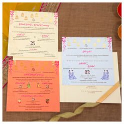 Wedding Card – 4110 | Fully Customized | Indian Wedding Card