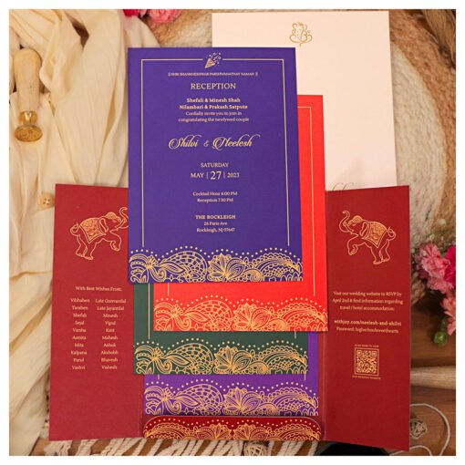 Wedding Card – 4014 | Fully Customized | Indian Wedding Card